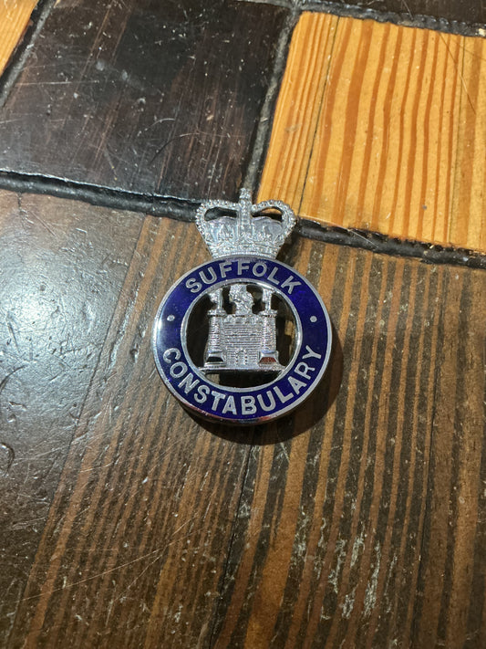 British Suffolk Constabulary Police Badge