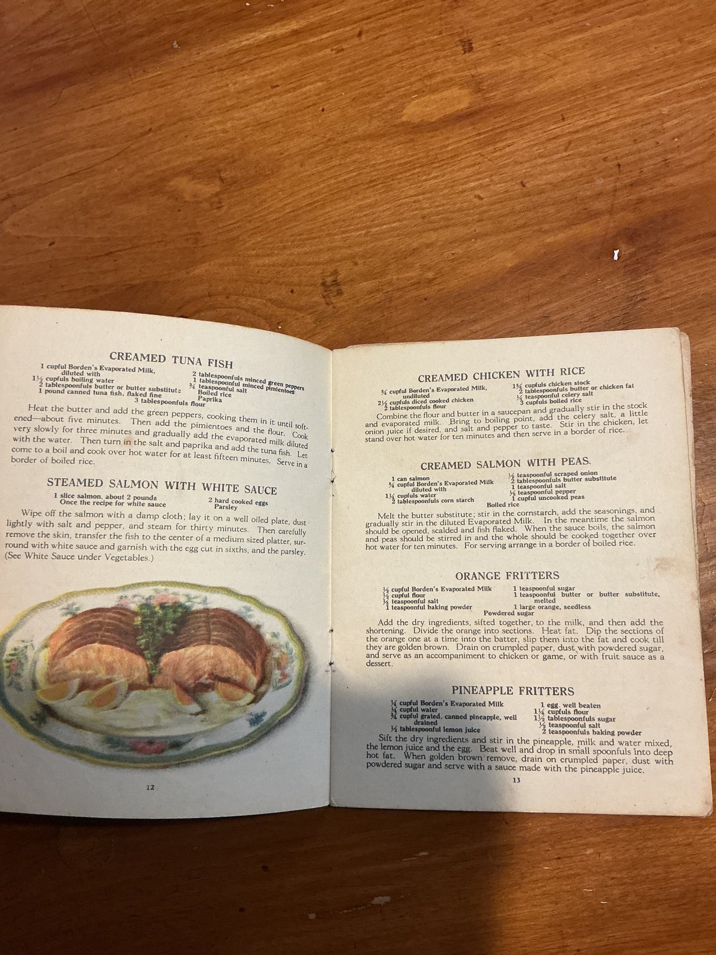 Vintage 1920s Borden's Evaporated Milk Recipes