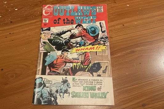Outlaws Of The West #81 Charlton Comics 1970