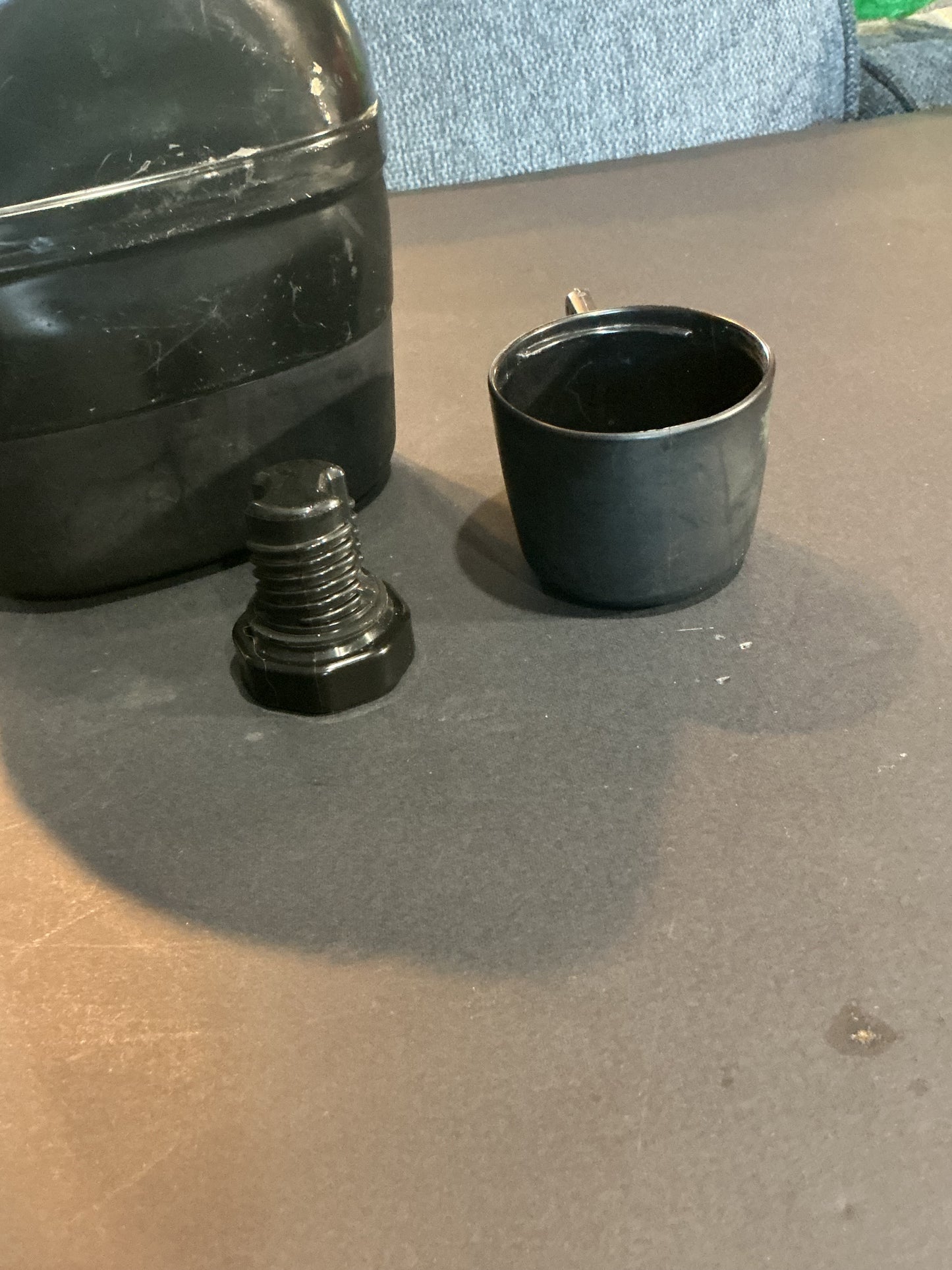 Early Canadian Military Thermos ,black style
