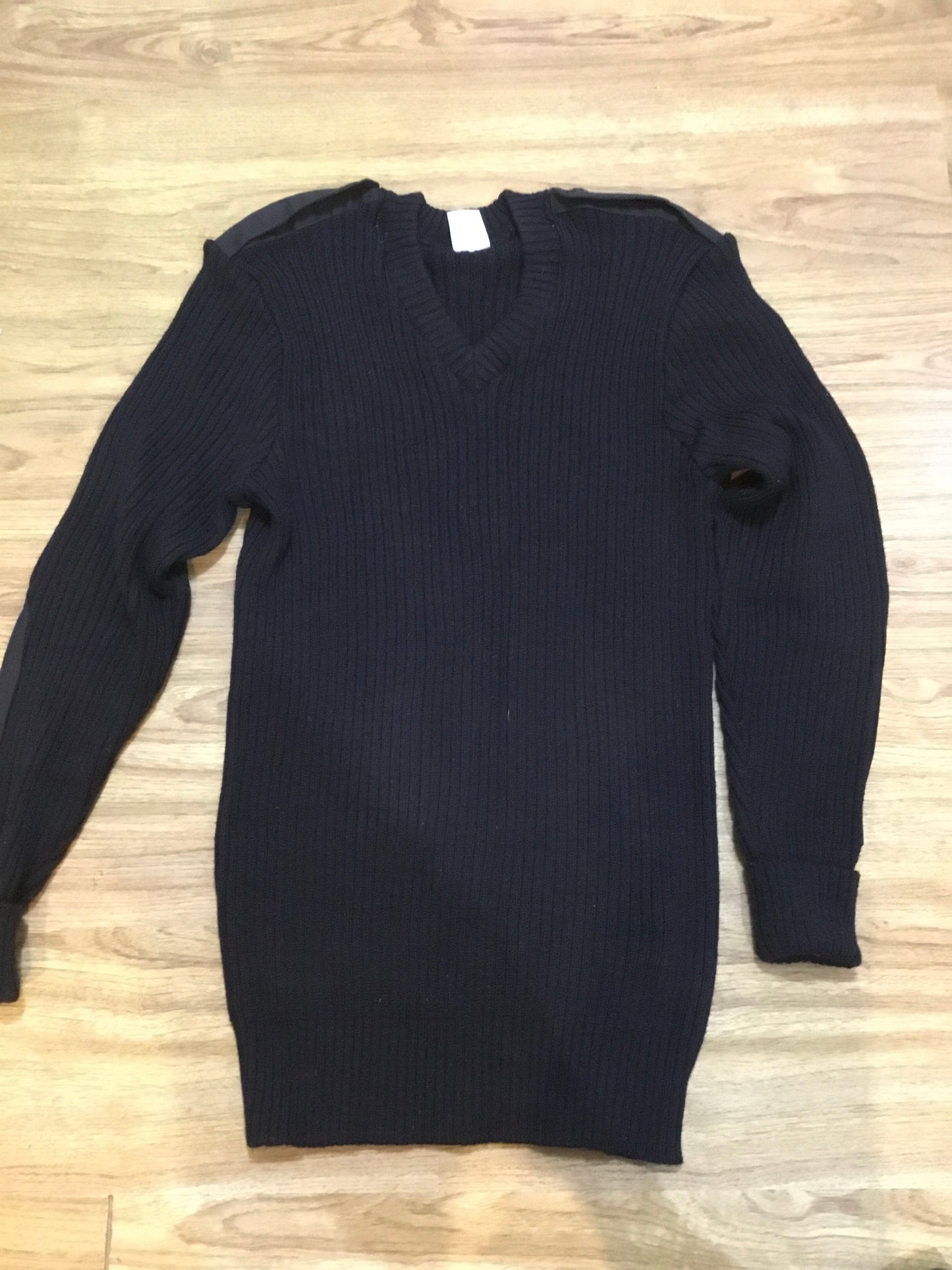 Canadian Navy Wool Sweater, 44 Chest , Black