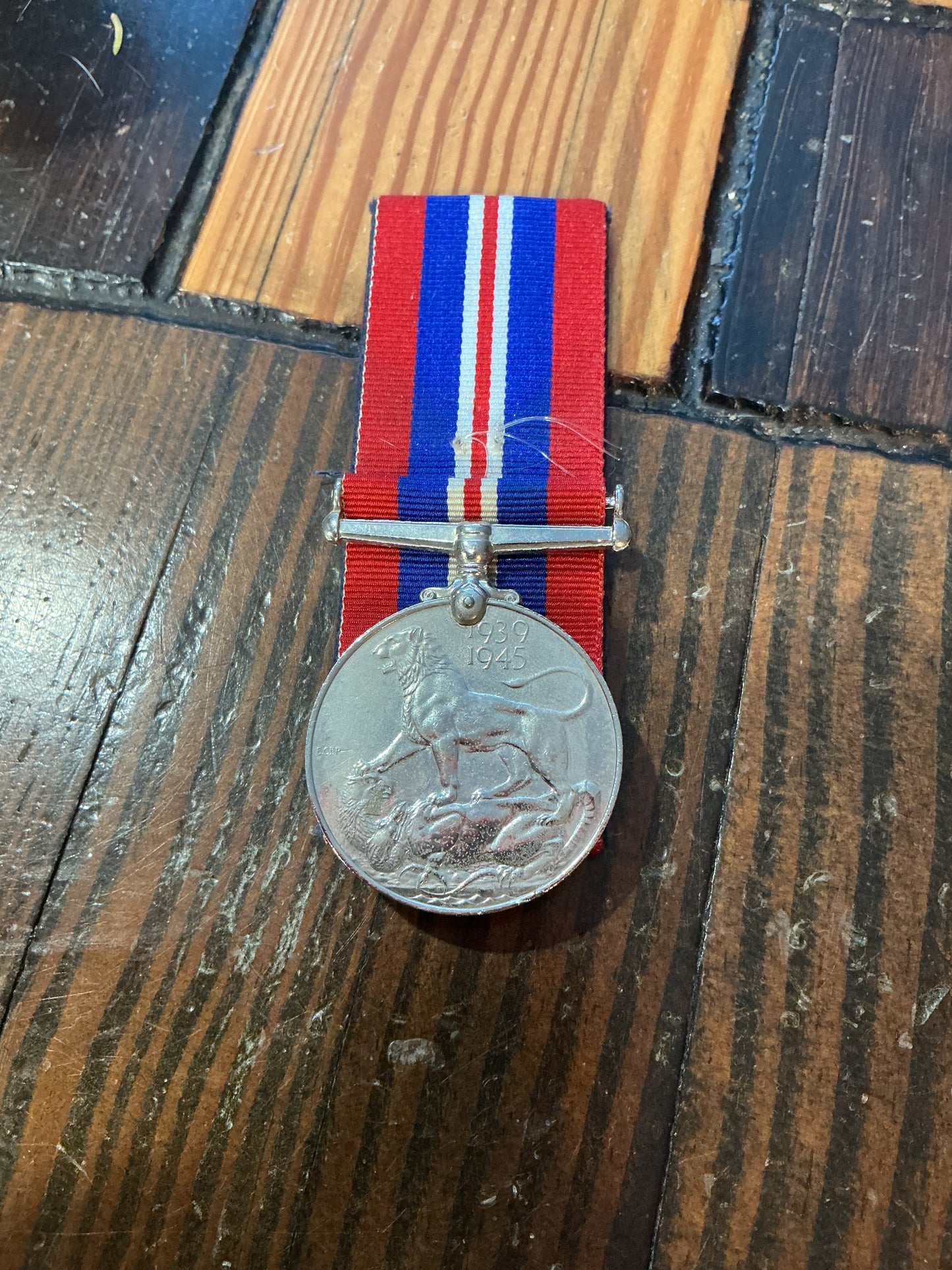 WW11 1939- 45 Canadian War medal Court Mounted with ribbon