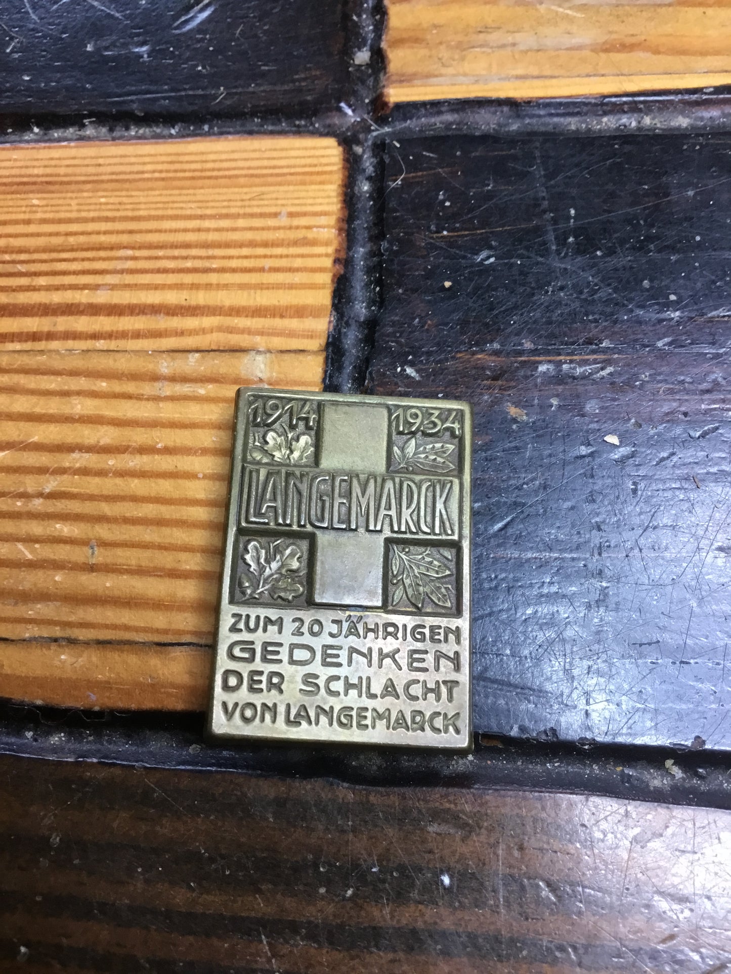 1934 German Badge Commemorating the 20th Anniversary of the Battle of LANGEMARCK