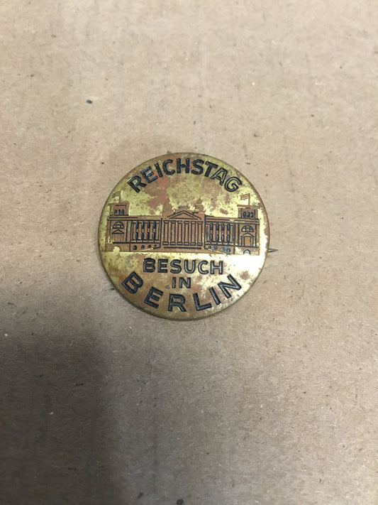 German Reichstag Besuch in Berlin Badge