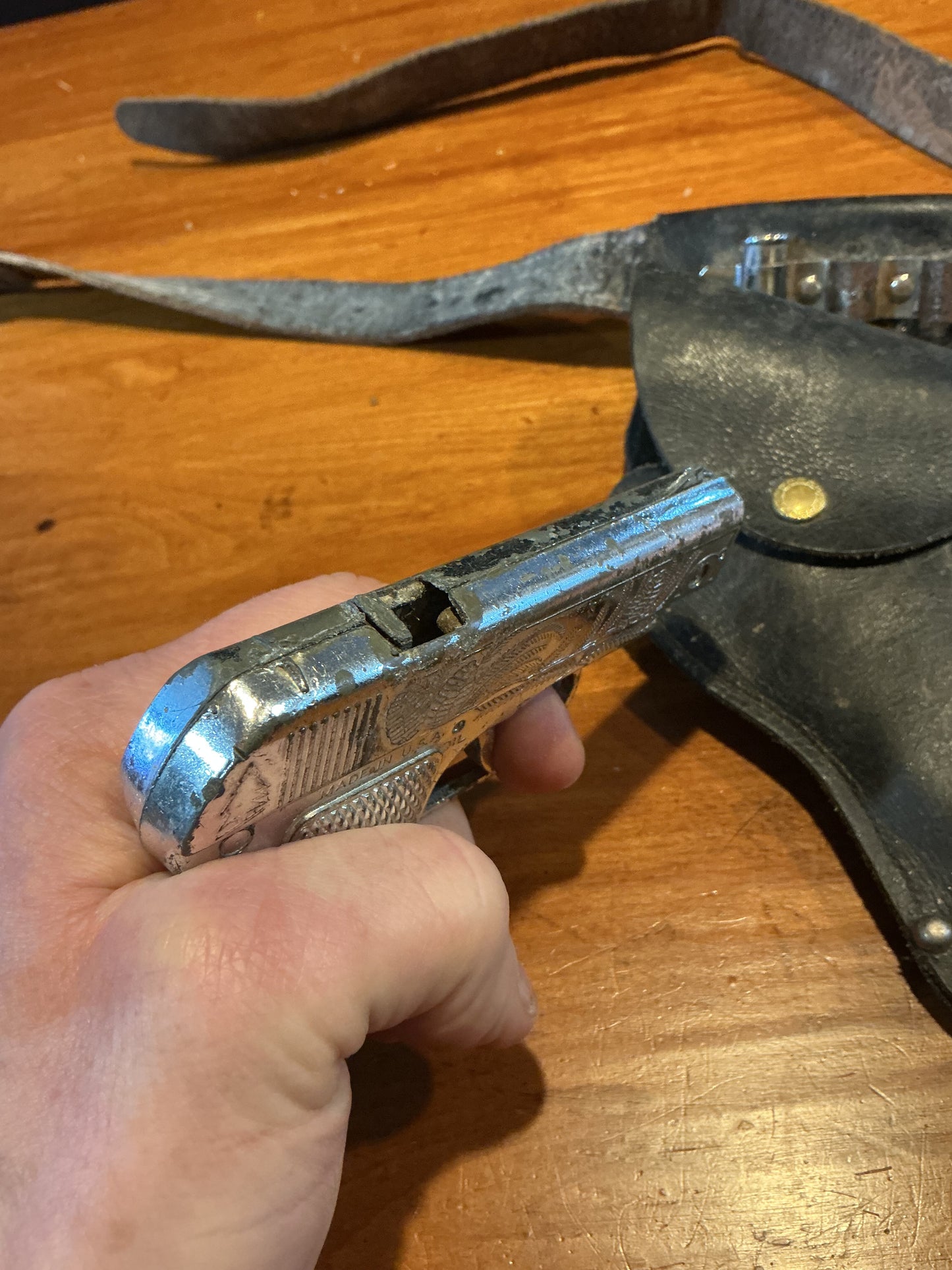 1950's Kilgore Hawkeye Cap Gun with Holster