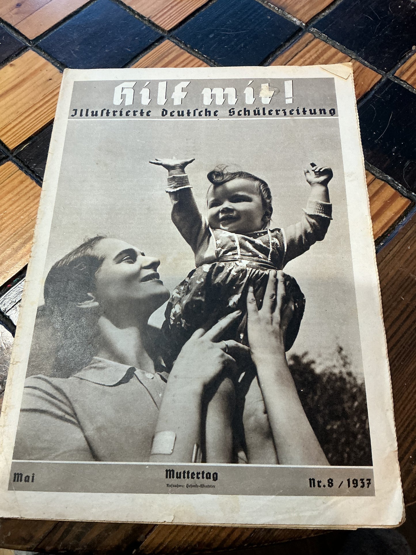 Hilf MIT illustrated German student newspaper No. 8-1937 Mai