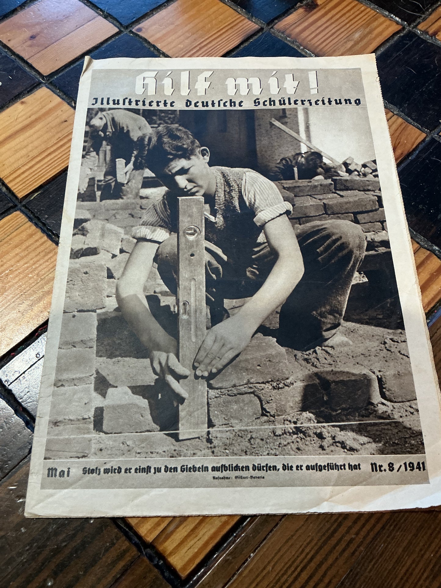 Hilf MIT illustrated German student newspaper No. 8-1941 Mai