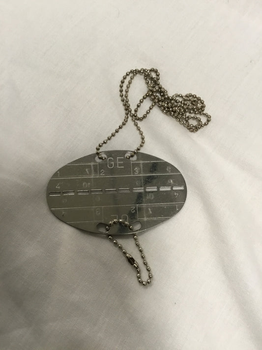 Swiss Military Unissued Dog Tag and Chain