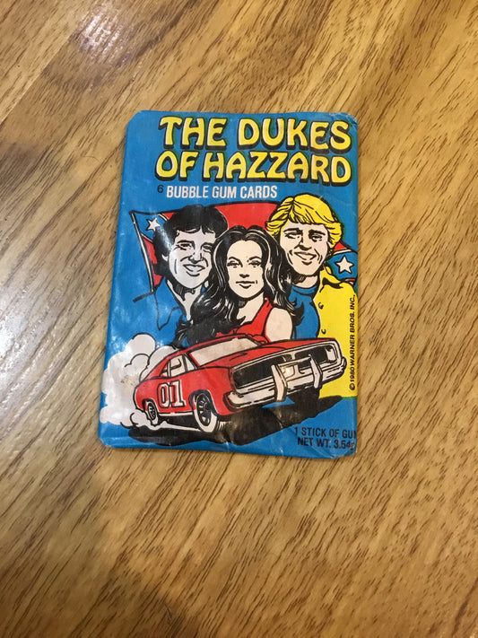 THE DUKES OF HAZZARD - 1980 Donruss (1) Unopened Trading Card Wax Pack