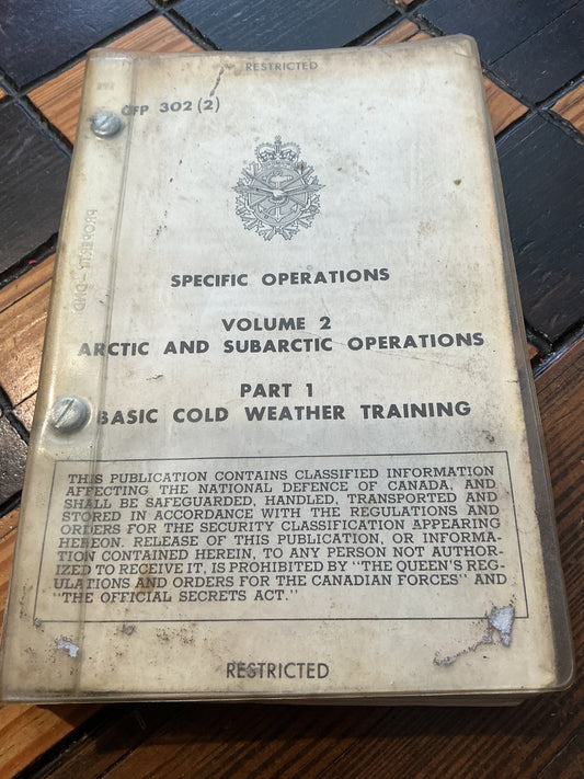 Arctic and subarctic operations part one basic cold weather training