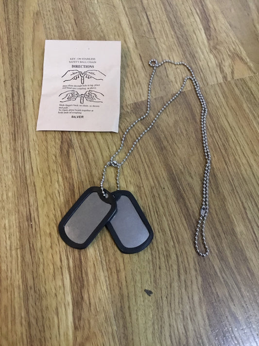 U.S.  Military Type Dog Tags