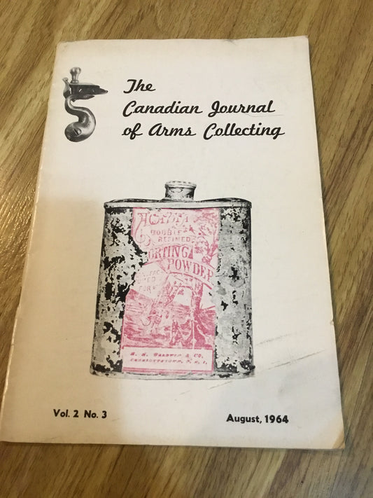 Canadian Journal of arms collecting volume 2 numberthree1964