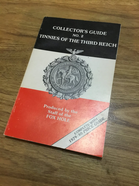 Collector's Guide, No. 2: Tinnies of the Third Reich Paperback – January 1, 1979