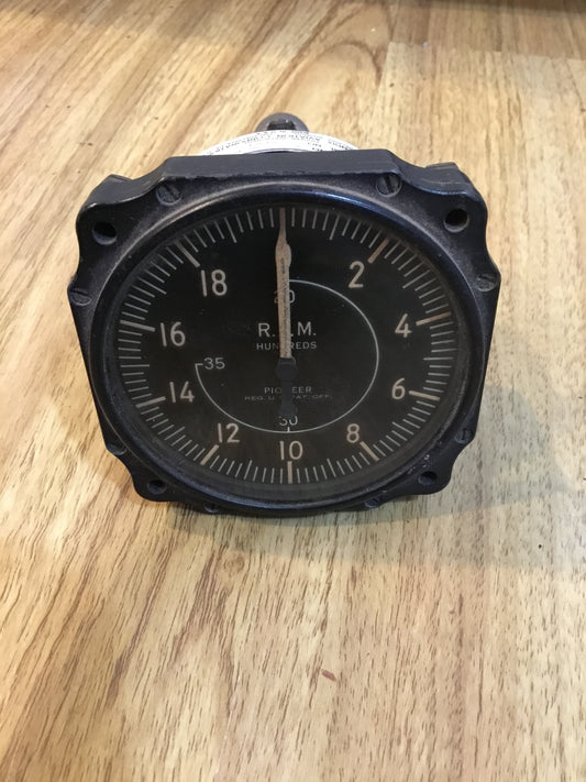 Vintage Aircraft Instrument, RPM indicator