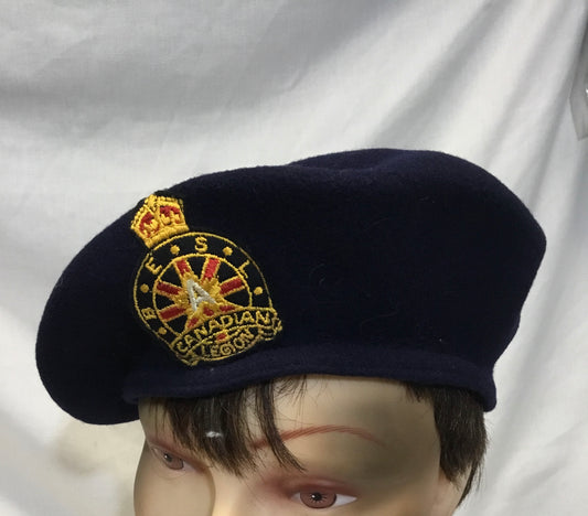 Vintage Canadian Legion Beret / Tam Size 7 1/8