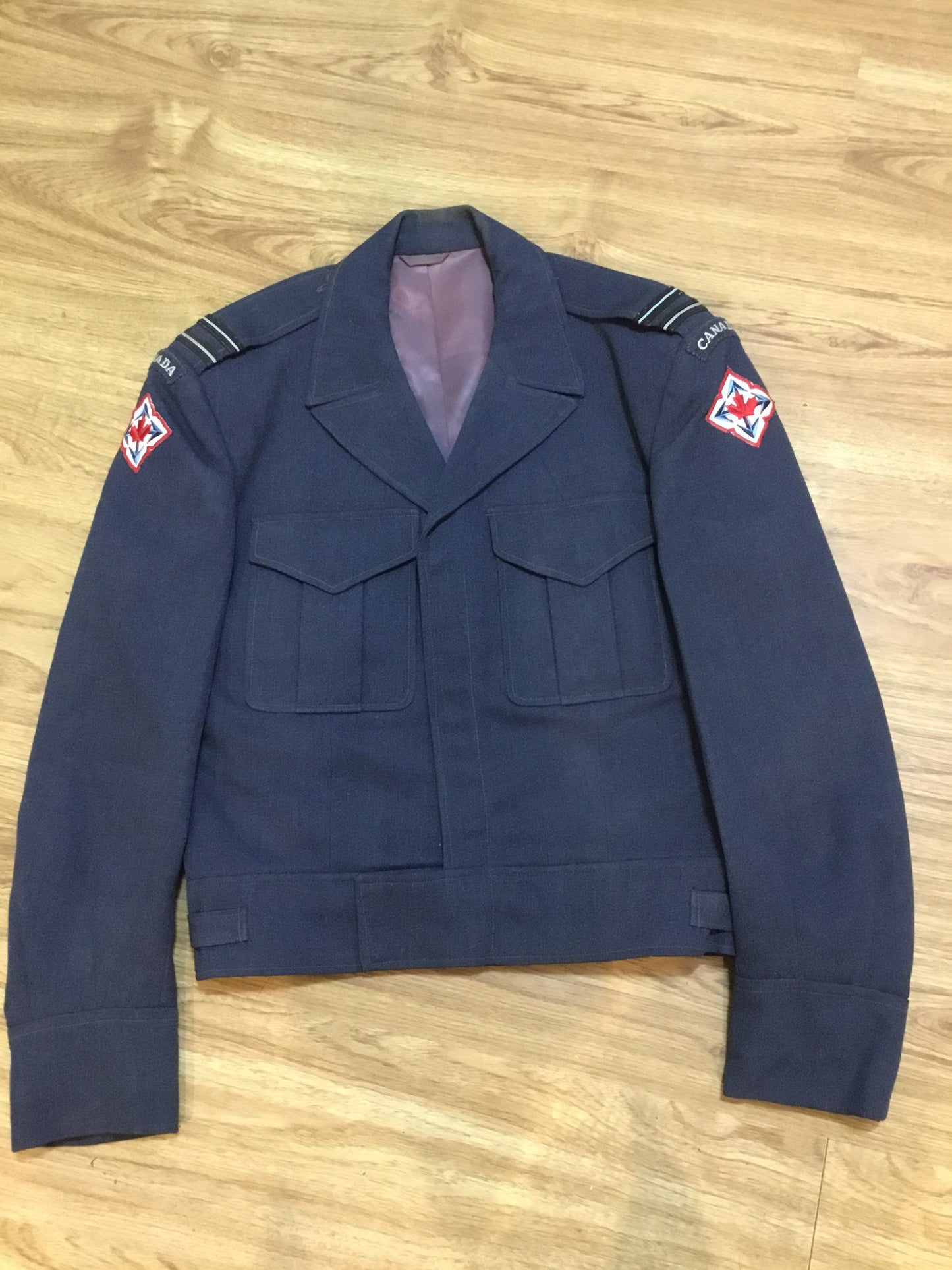 RCAF Battle Dress Tunic 1966, Made in Nova Scotia