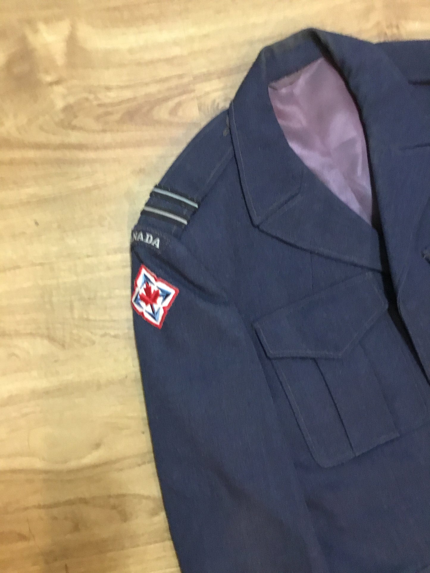 RCAF Battle Dress Tunic 1966, Made in Nova Scotia