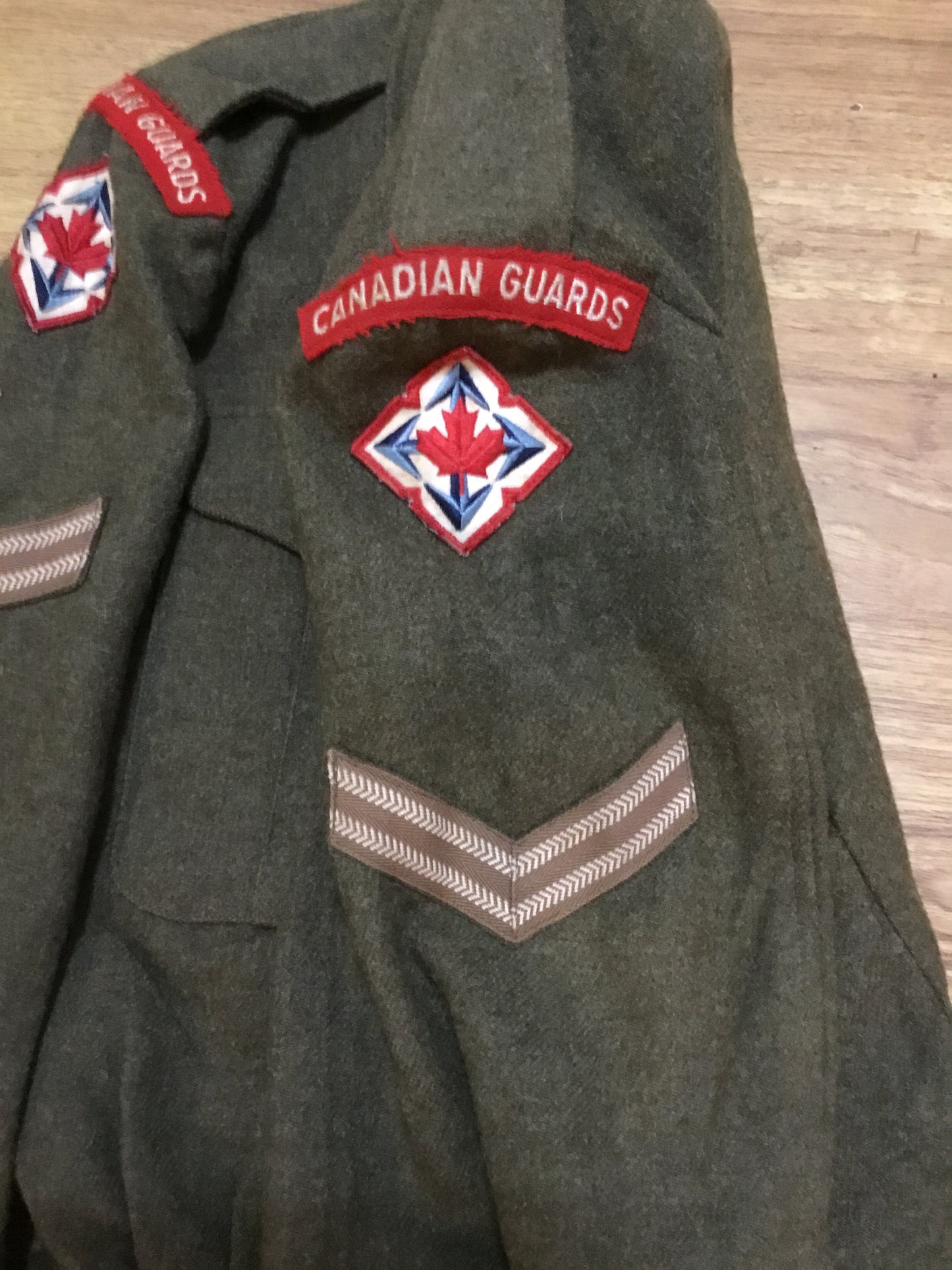 Post War Canadian Guards Battle Dress Tunic