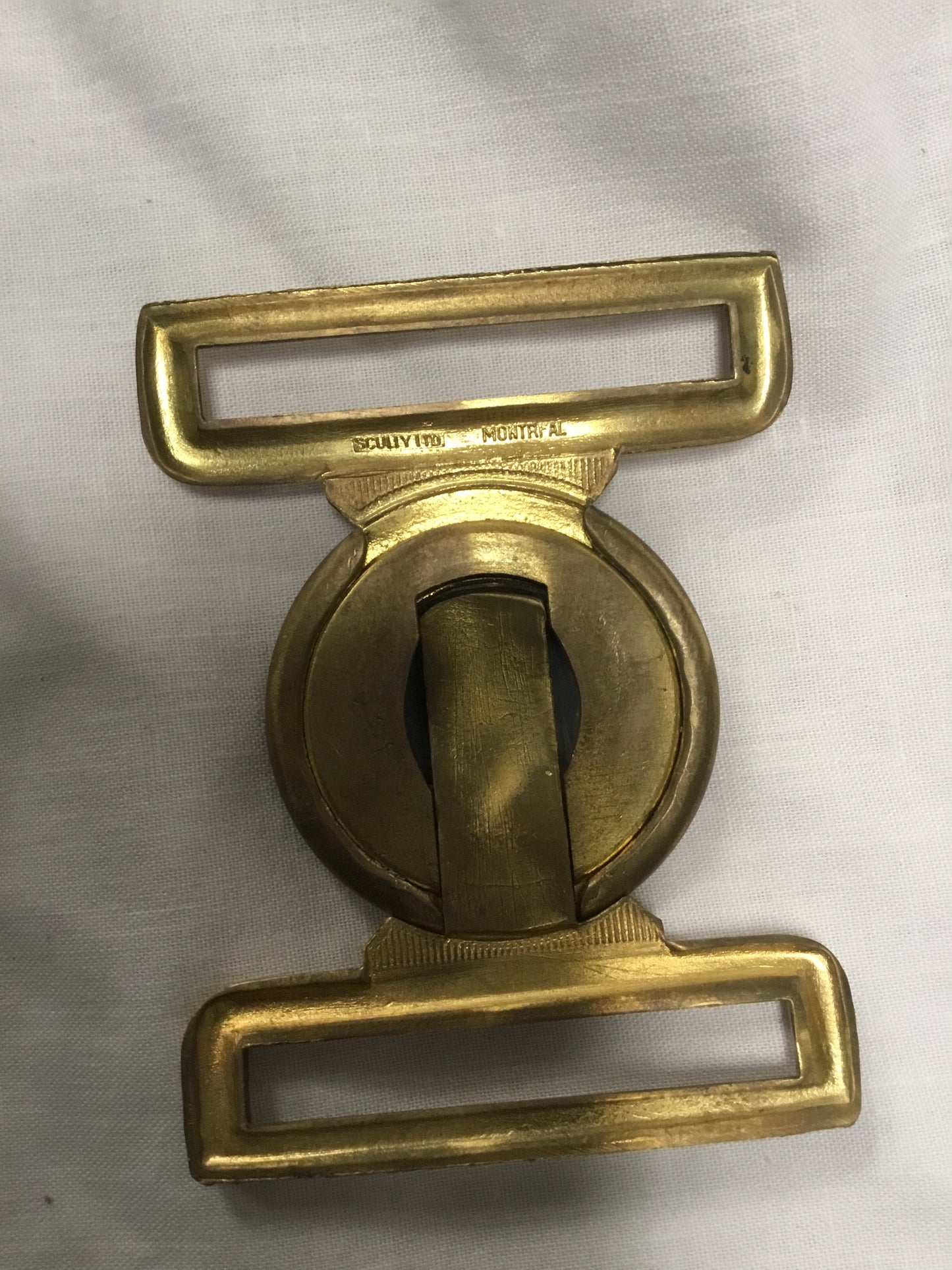 Royal Canadian Ordnance Corps Brass Belt Buckle