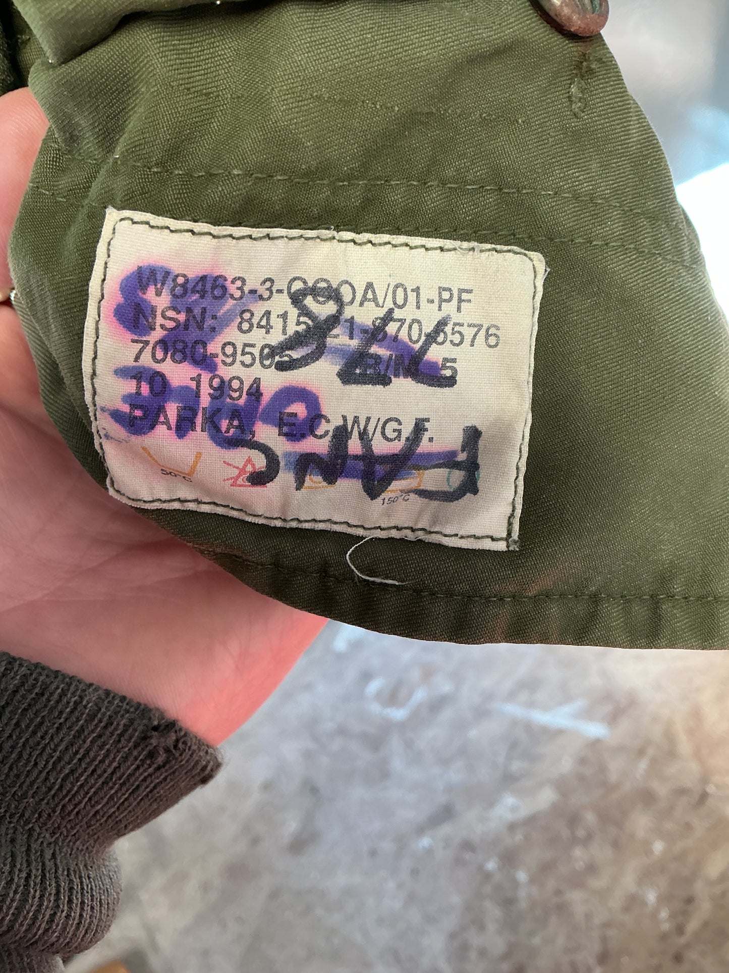 Canadian Military Arctic Parka Medium Regular