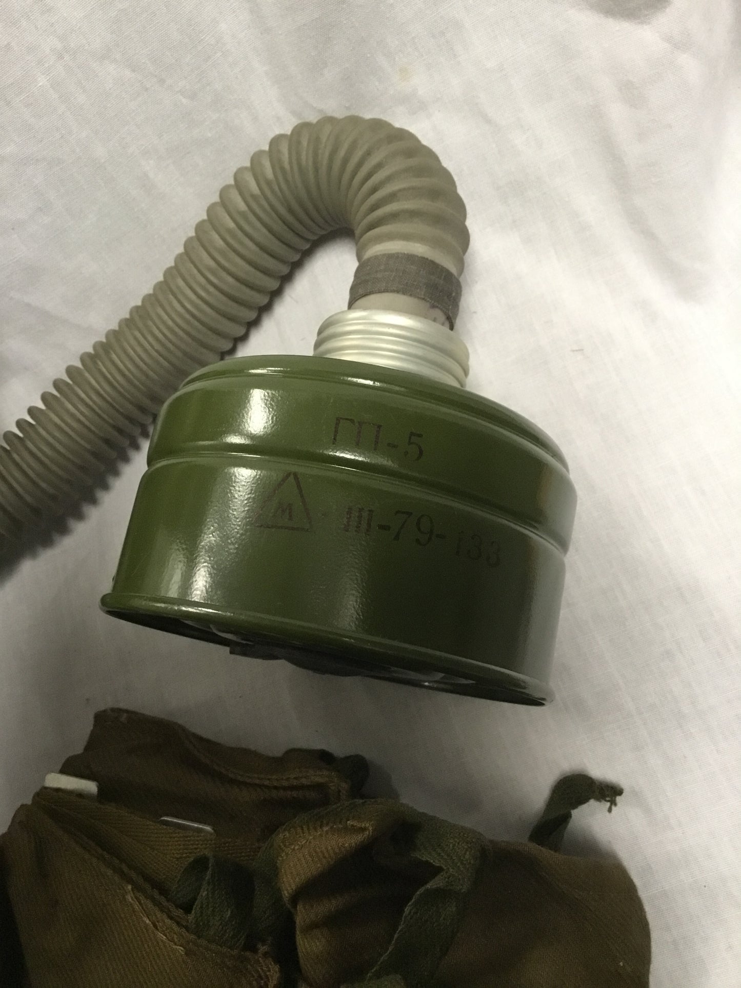 Russian child’s gas mask and Filter GP-5 Model