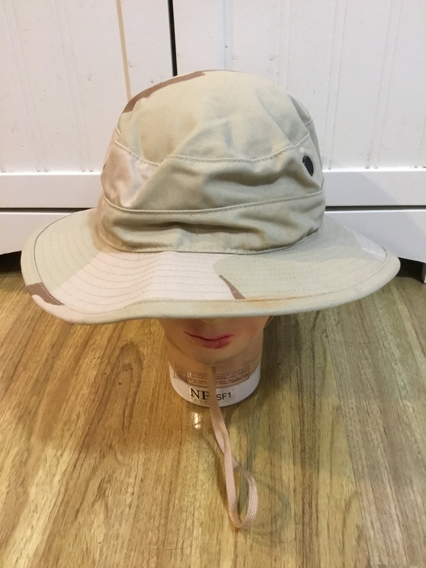 Govt Issue Tri-Camouflage Boonie Cap Size 7 1/2