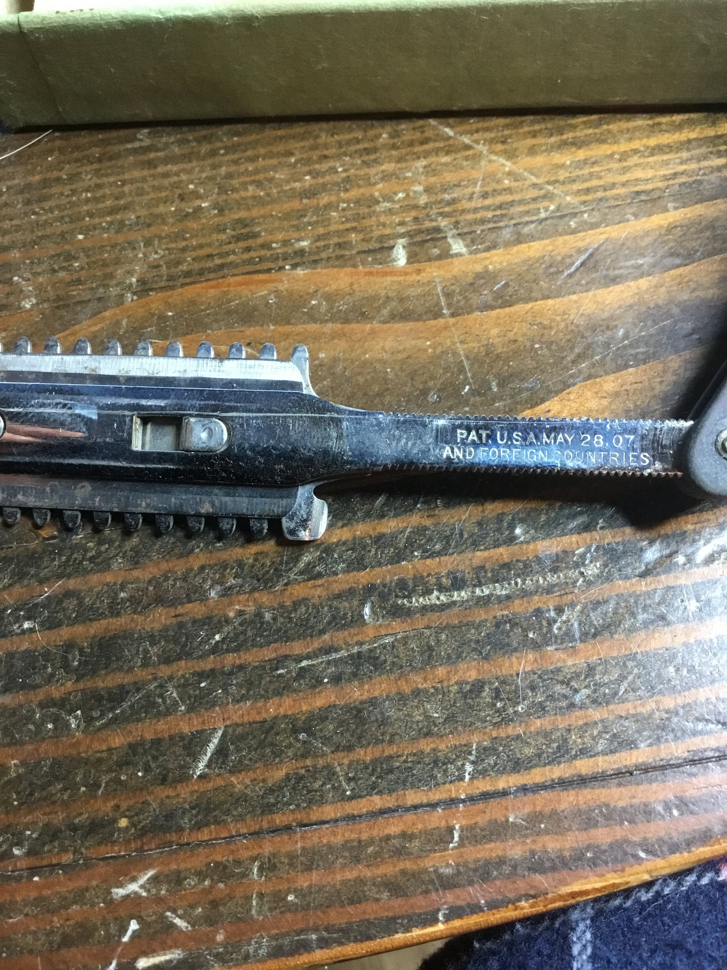 Vintage Durham Duplex Razor with Box