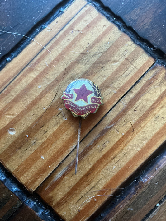 WW11 Avnoj Jajce  1943 Bosnia commemorative Stick Pin