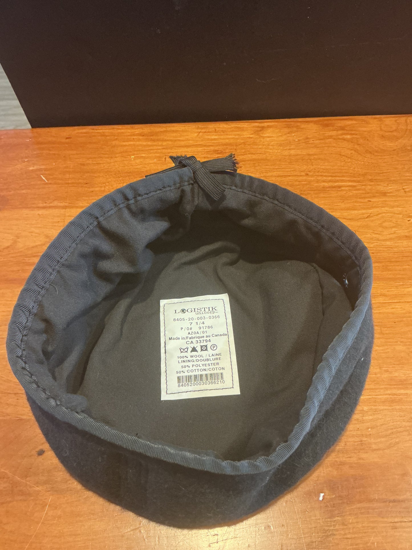 Canadian Army Green Beret Size 71/4