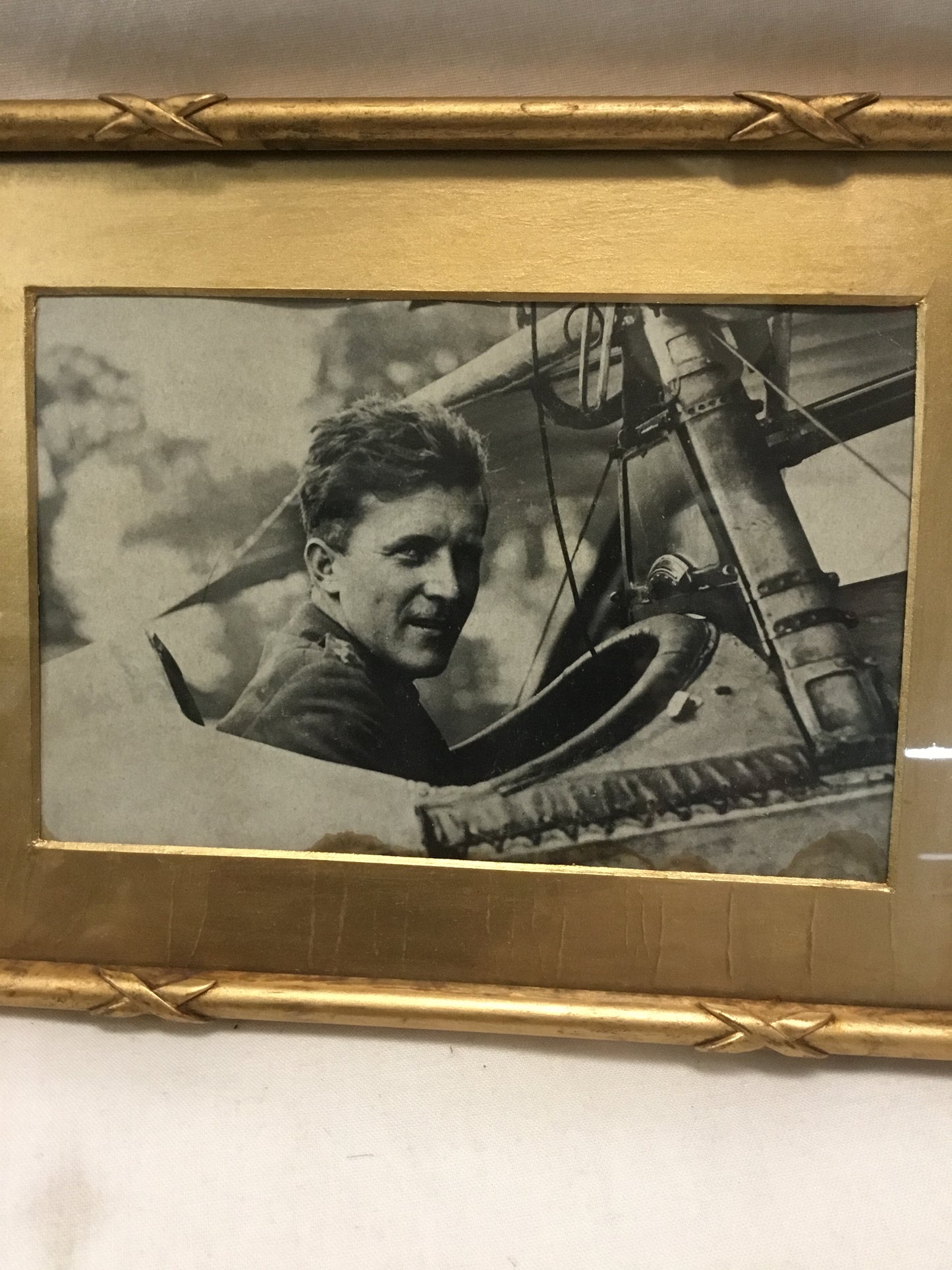 Vintage framed Billy Bishop Photo