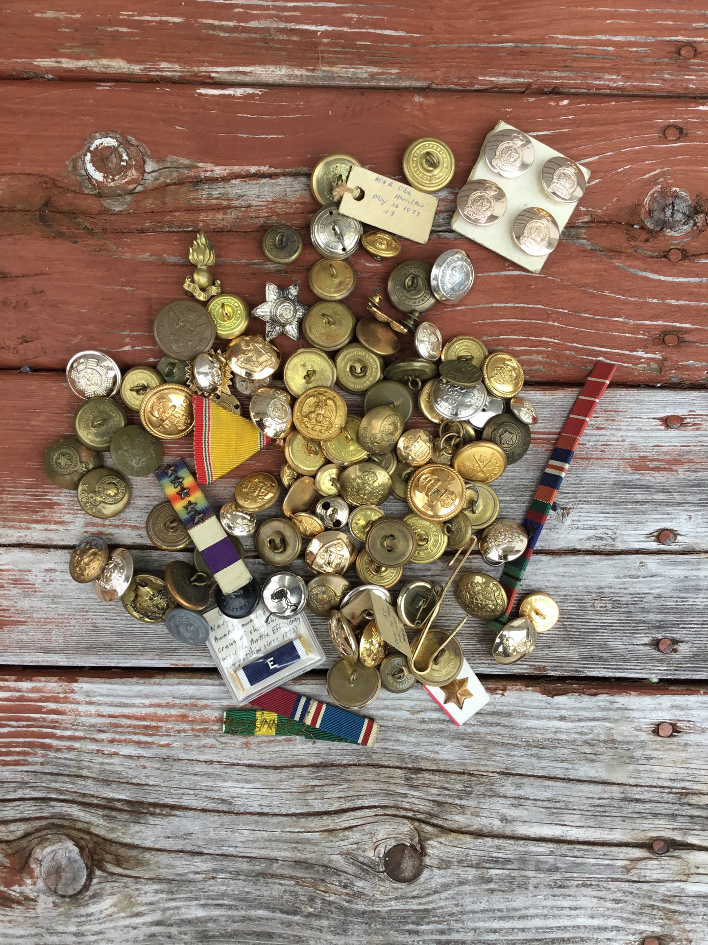 Lot of Military Buttons , Kings,Queens Crown