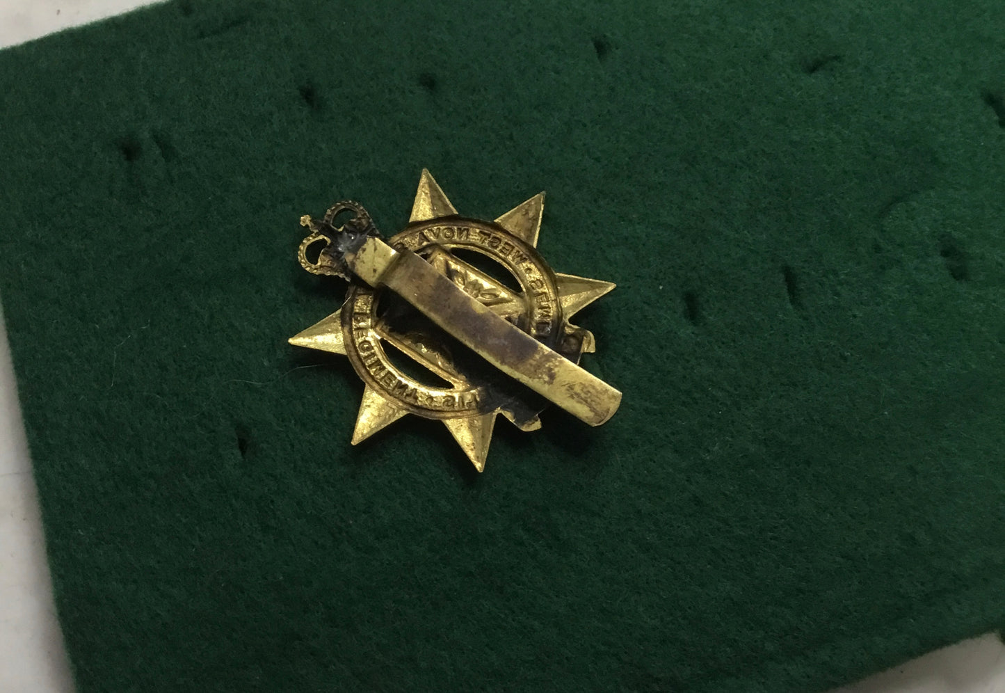 Postwar west Nova Scotia Regiment Hat Badge