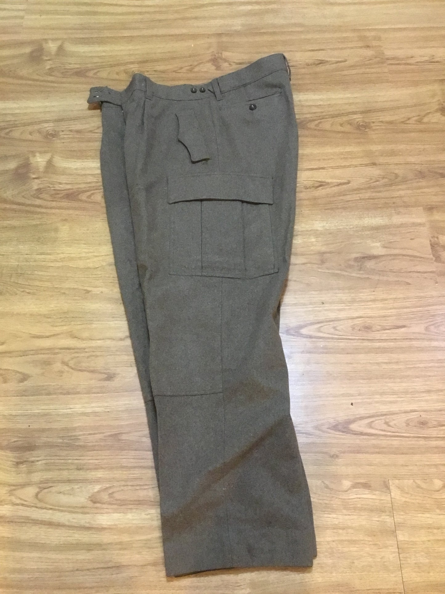 Post war German Military Wool Pants  Waist 38