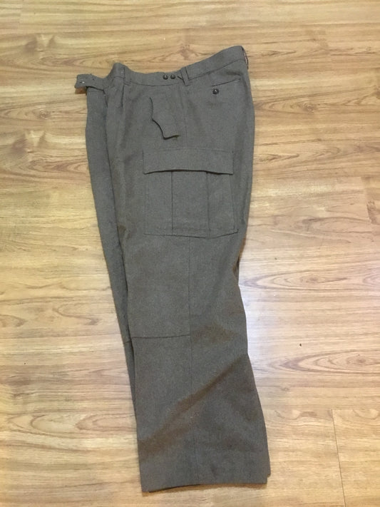 Post war German Military Wool Pants  Waist 38