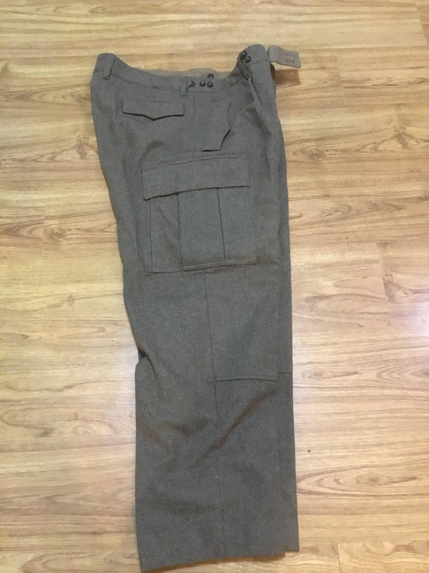 Post war German Military Wool Pants  Waist 38