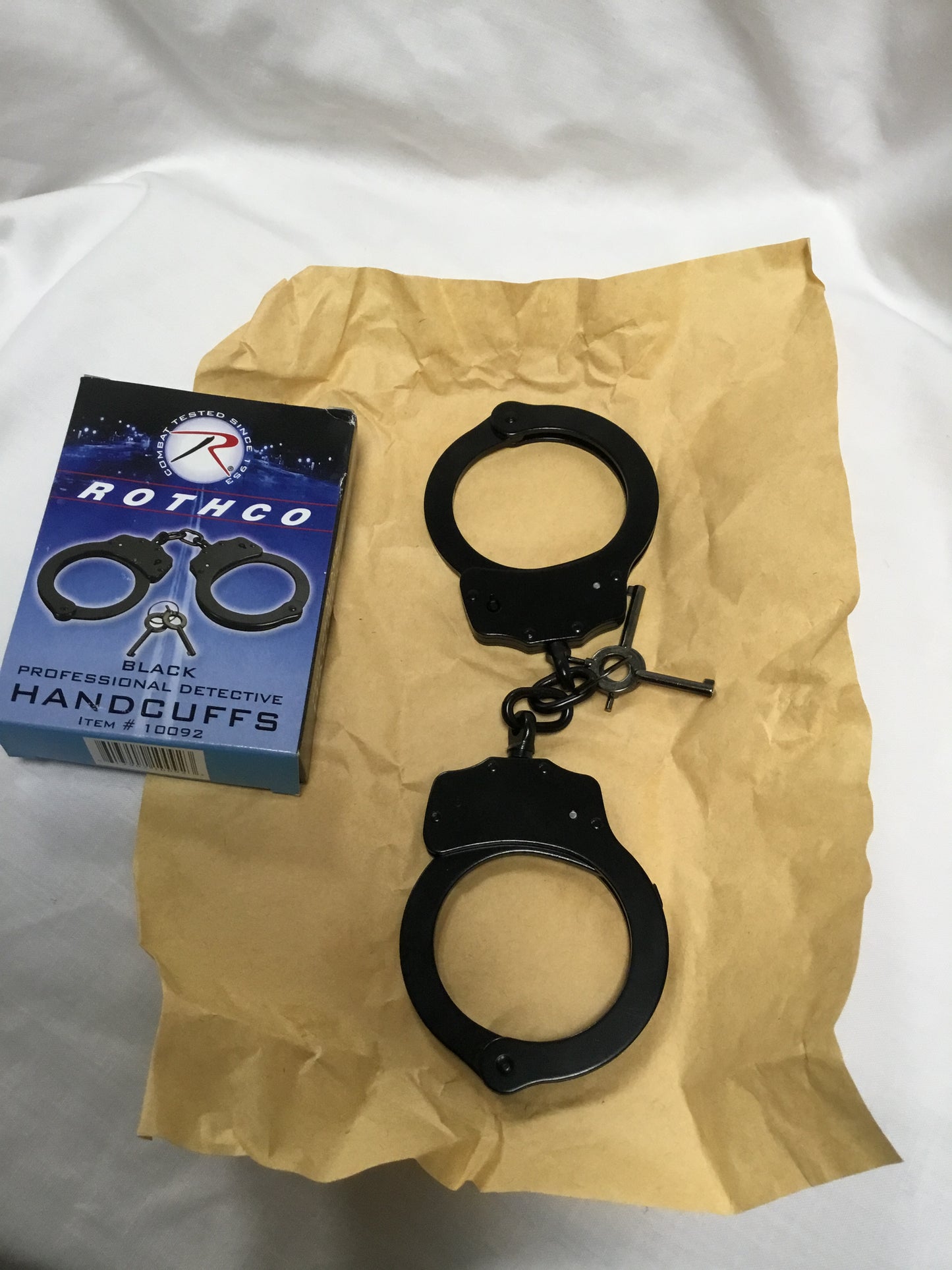 New Black Detective type Handcuffs