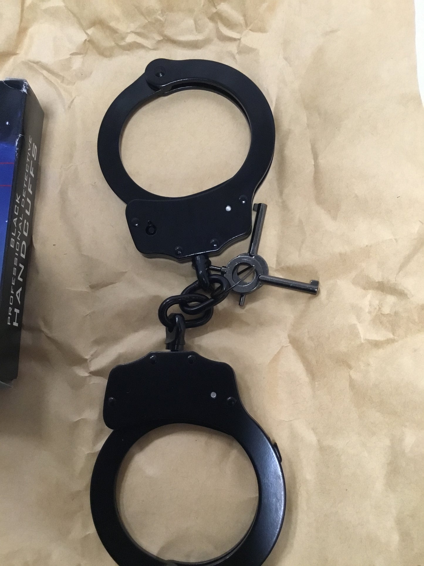 New Black Detective type Handcuffs