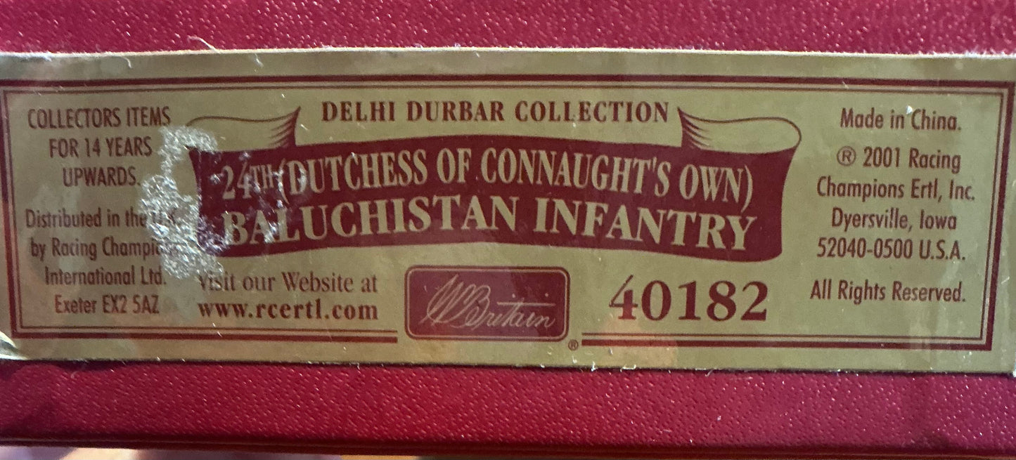 Vintage Britains 54mm Baluchistan Infantry Delhi Durbar Collection