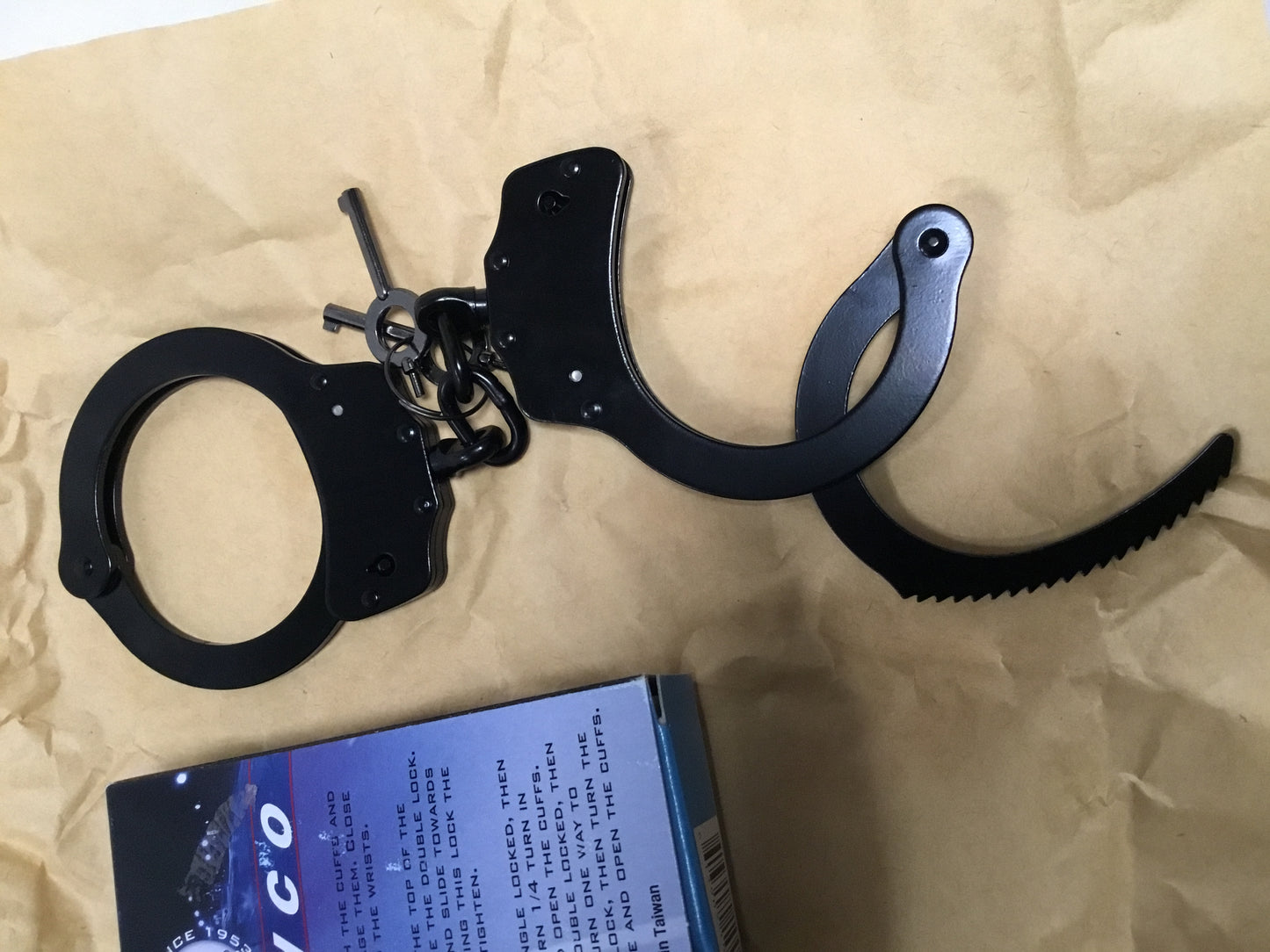 New Black Detective type Handcuffs