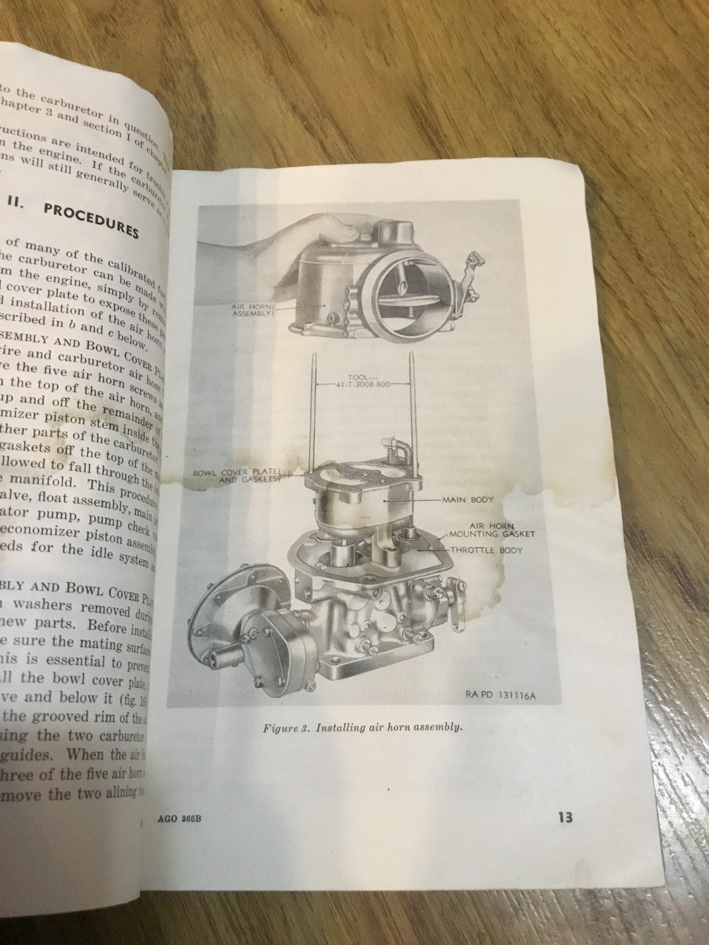 Military Manual Ordnance Maintenance Holley Carburetors