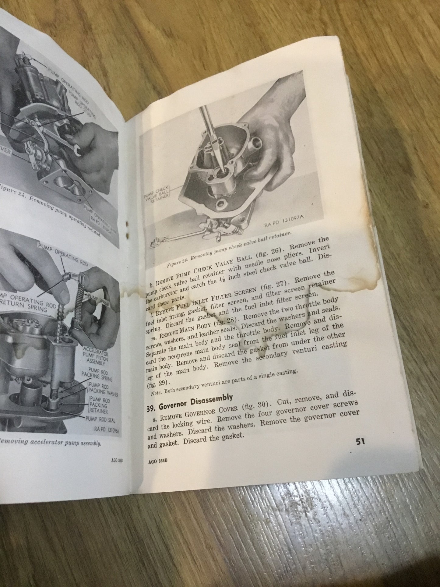 Military Manual Ordnance Maintenance Holley Carburetors