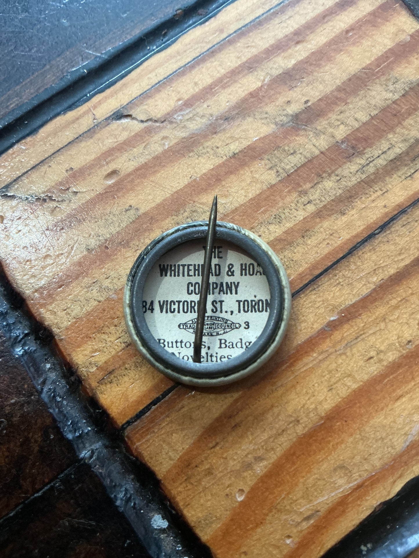 Royal Navy Flagship Iron Duke Button Pin