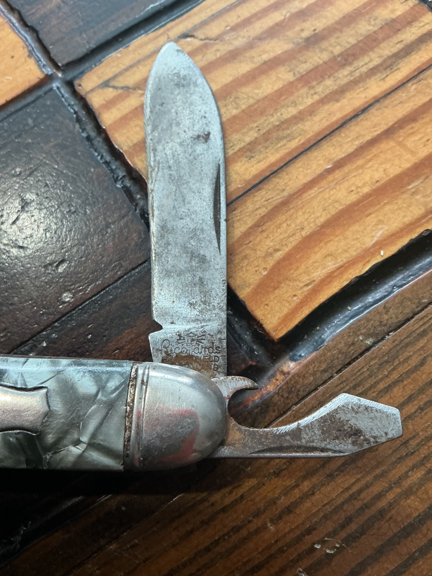 Vintage Richards Sheffield England Folding Pocket Knife