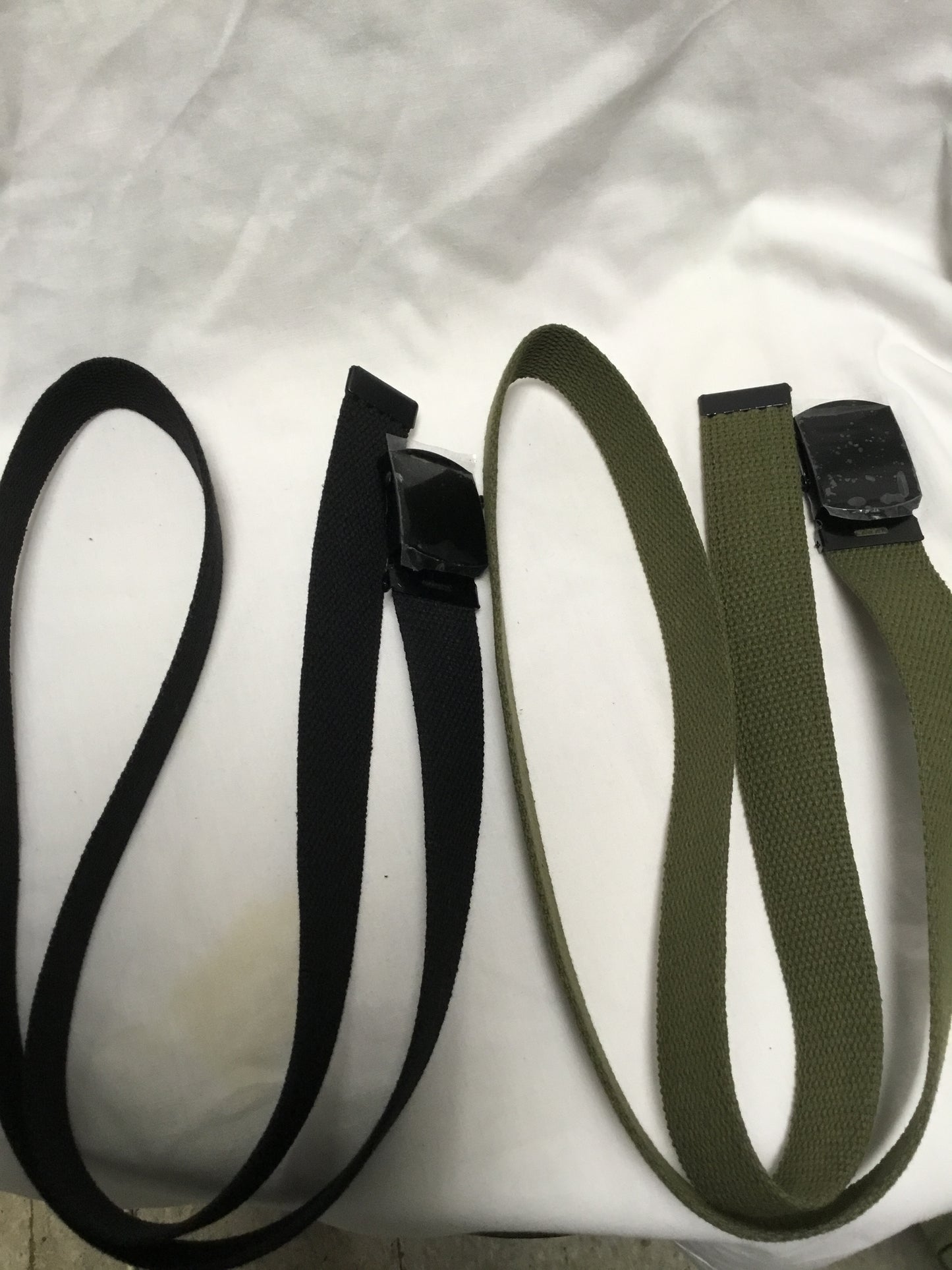 New Web Belt with black slide buckle