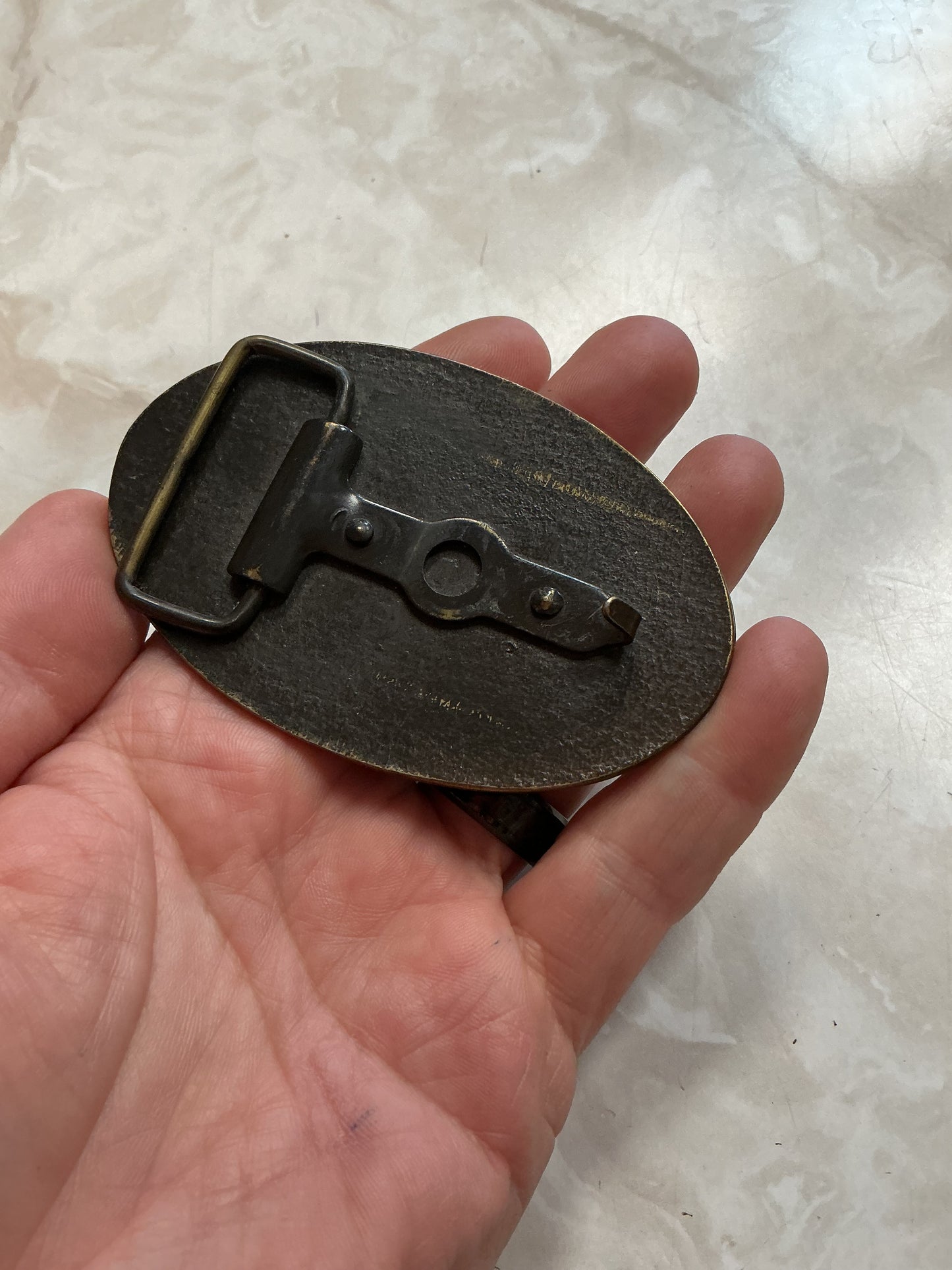 Vintage freightliner Medal Belt Buckle