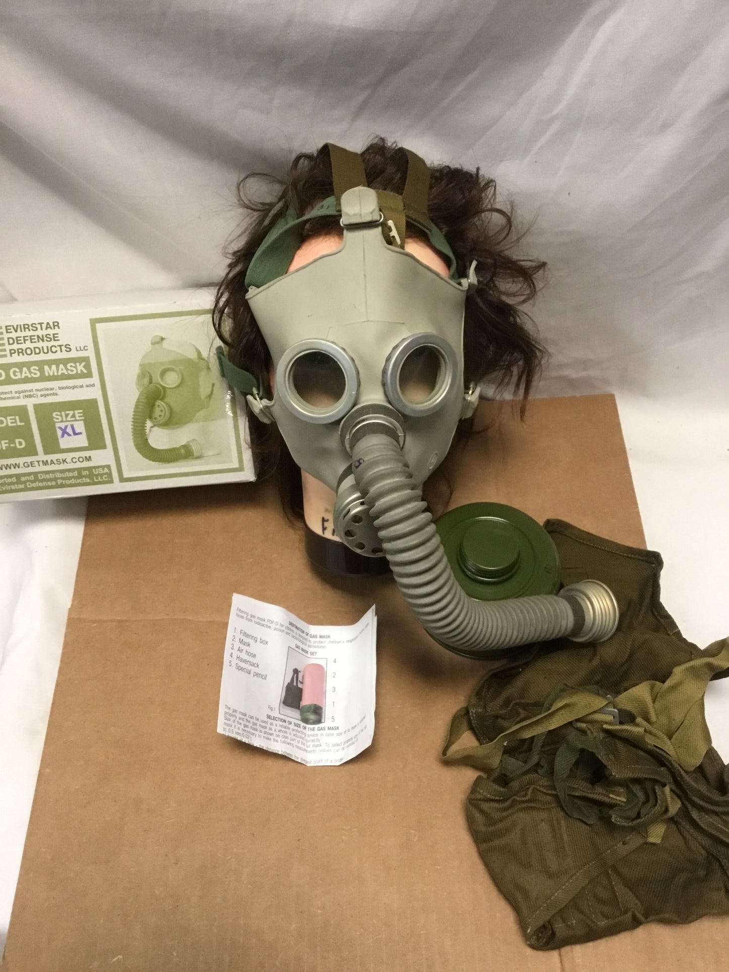 Soviet/ Russian  Child’s Gas Mask with FILTER  in Box