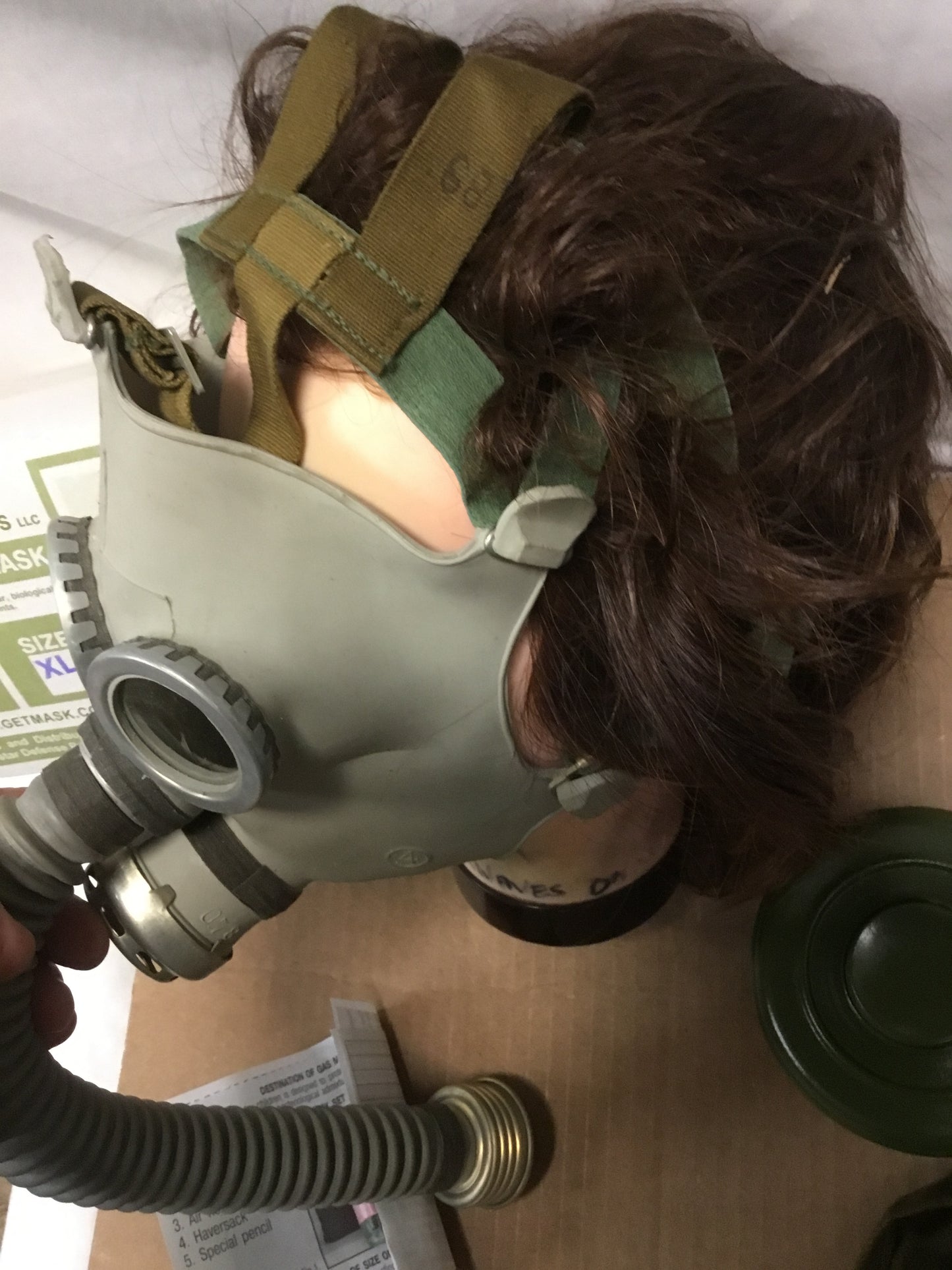 Soviet/ Russian  Child’s Gas Mask with FILTER  in Box