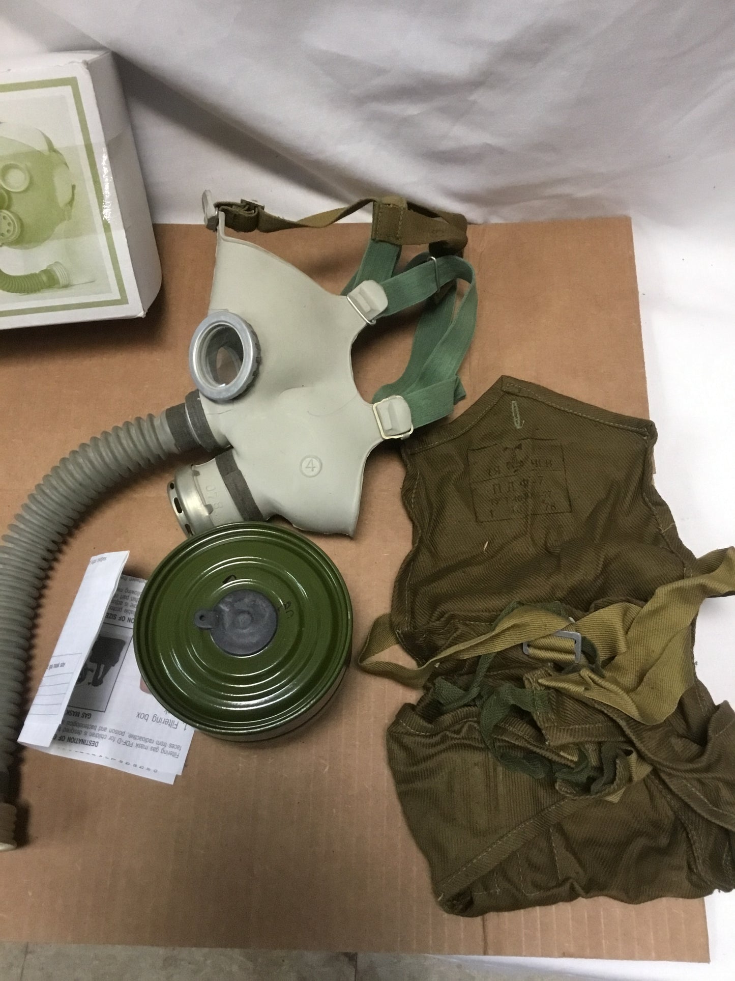 Soviet/ Russian  Child’s Gas Mask with FILTER  in Box