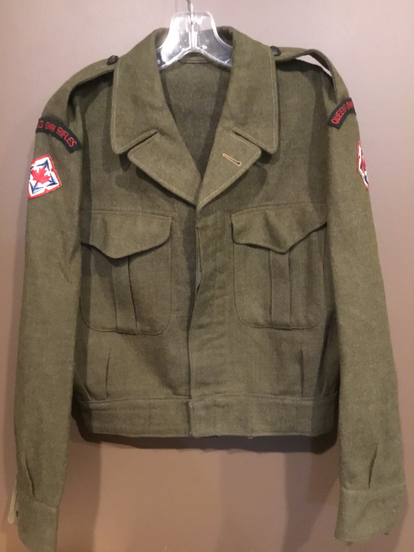 Queen’s Own Rifles Post War Battle Dress Tunic