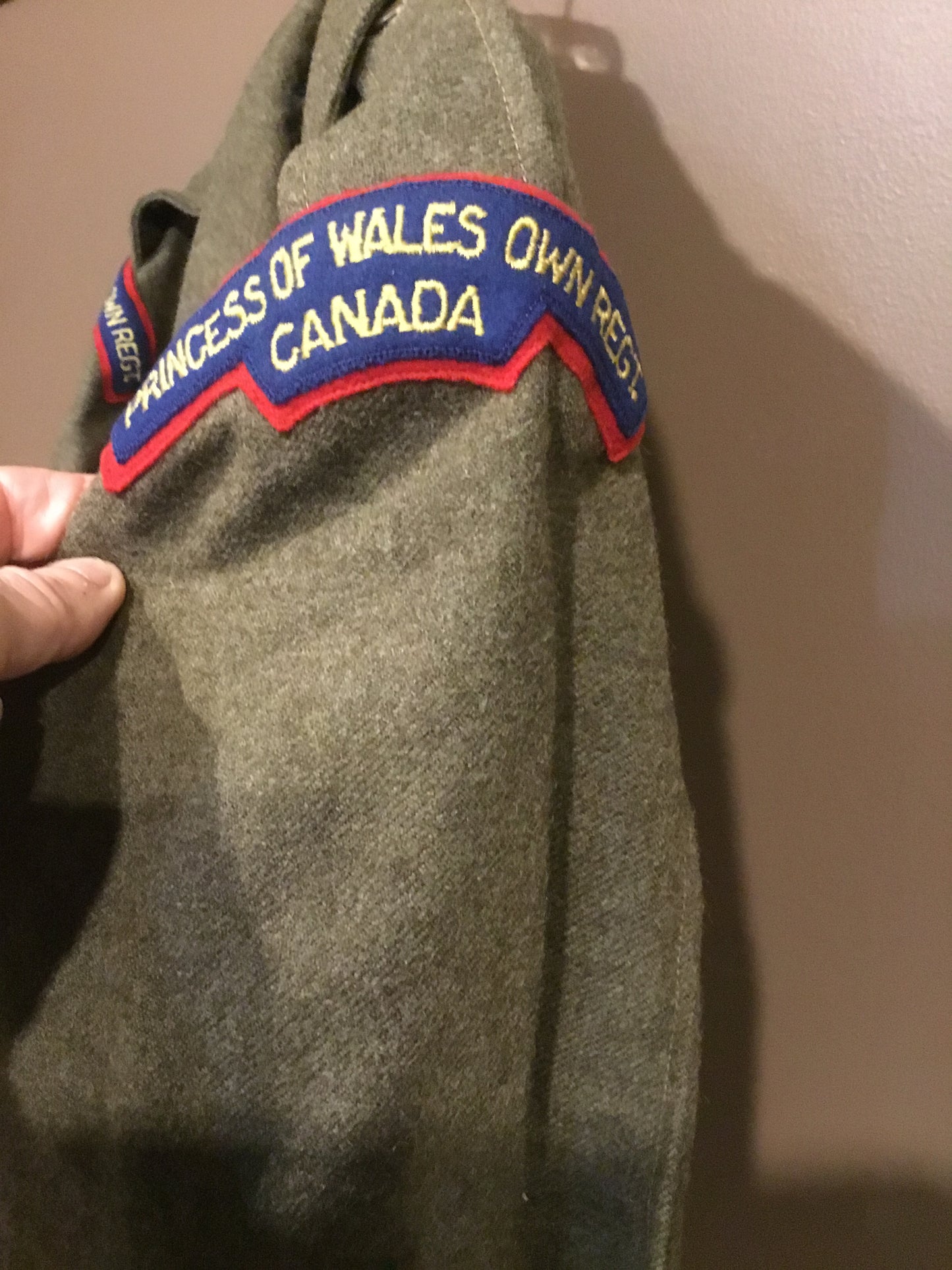 Princess of Whales Own Regt. Canada Battle Dress Tunic 1950